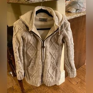 Coat ~ Fleece lined sweater coat